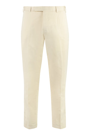 Cotton-linen trousers-0